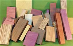 Wood Craft Pack - Exotic - Assorted Sizes & Types - A Great Value   #917  $34.99